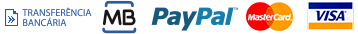 Modos de pagamento - Multibanco, Paypal e Transferência Bancária